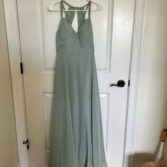 Azazie | Dresses | Azazie Aubrey Bridesmaid Dress Agave | Poshmark